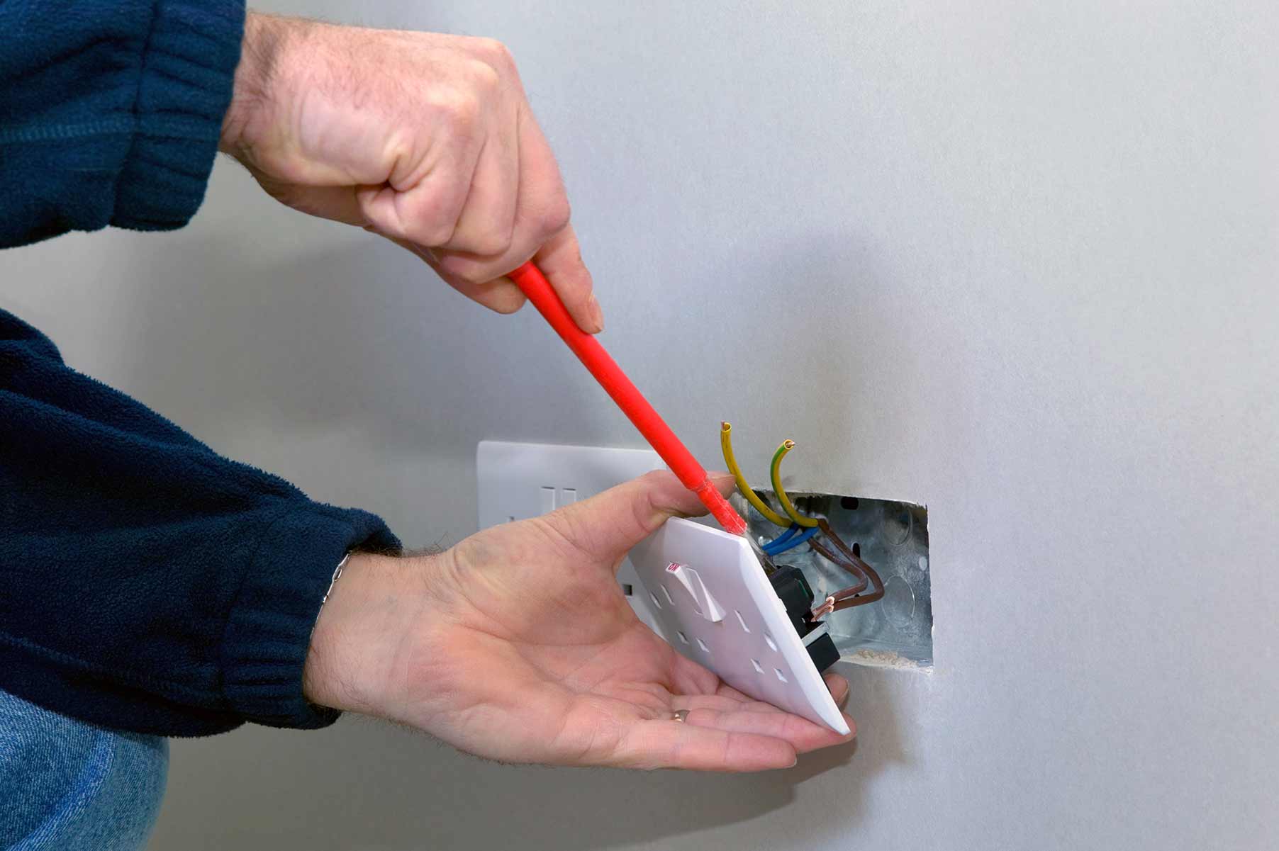 Our electricians can install plug sockets for domestic and commercial proeprties in Urmston and the local area. 